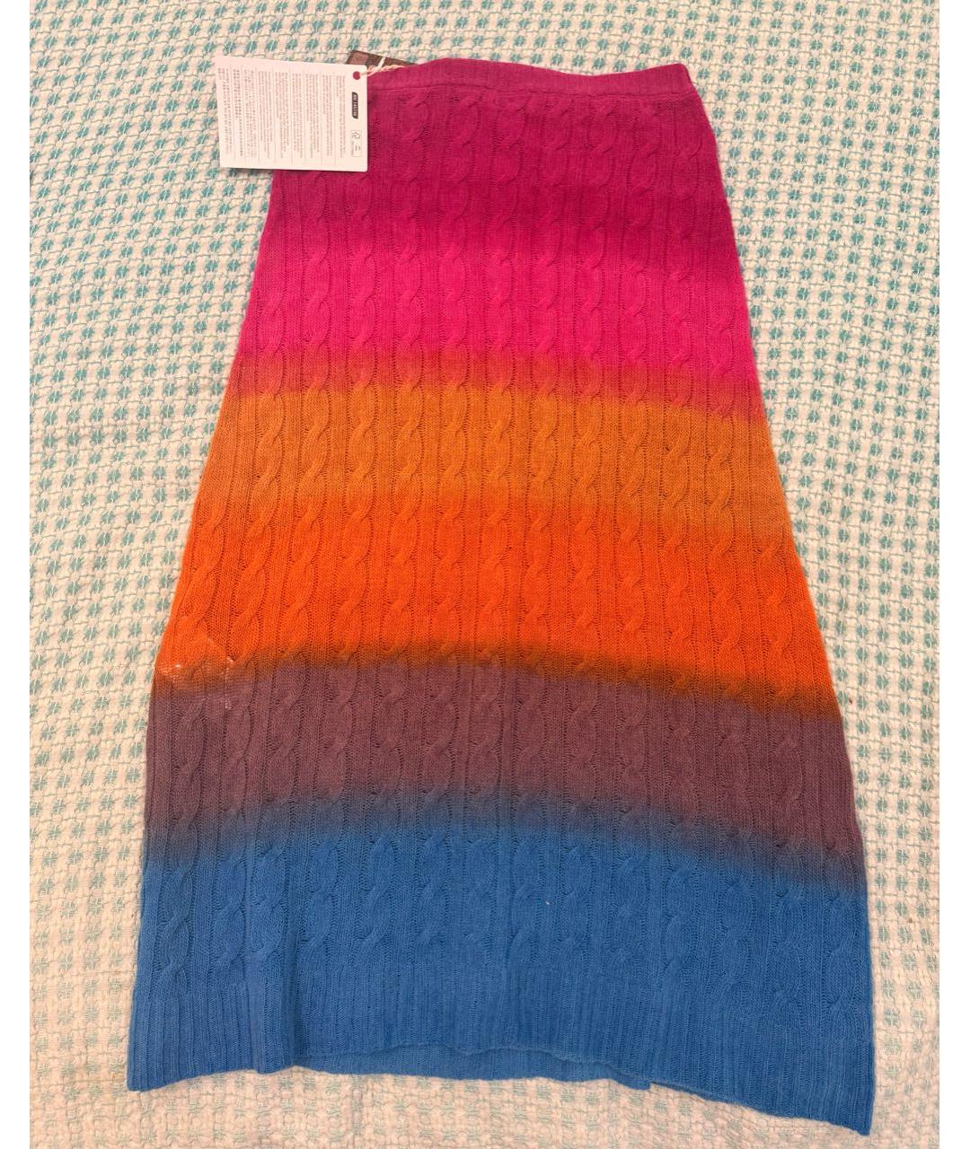 ETRO Мульти шерстяная юбка миди, фото 6