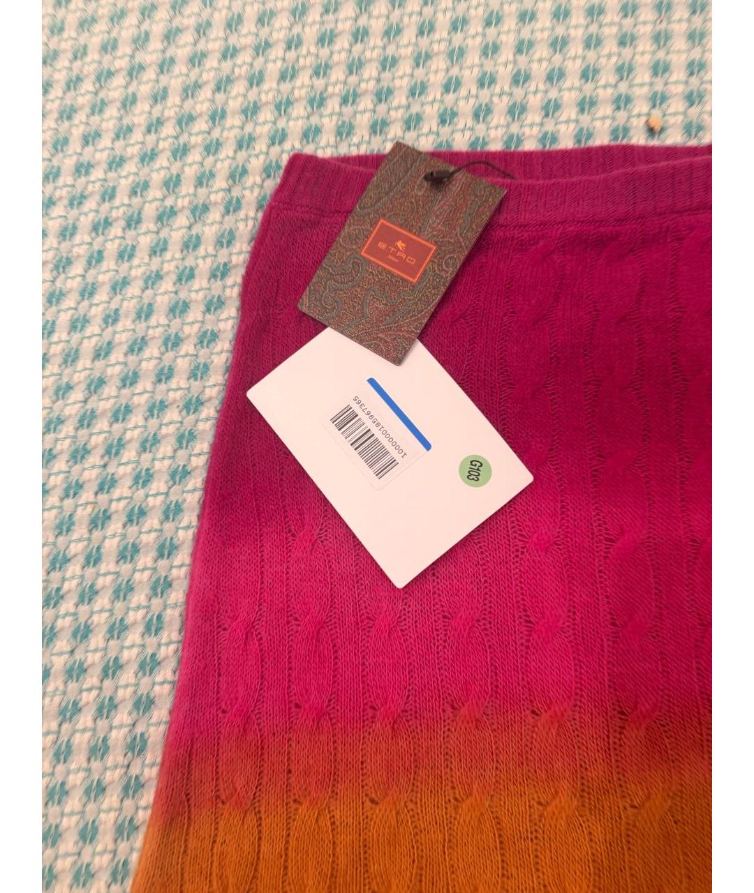 ETRO Мульти шерстяная юбка миди, фото 3