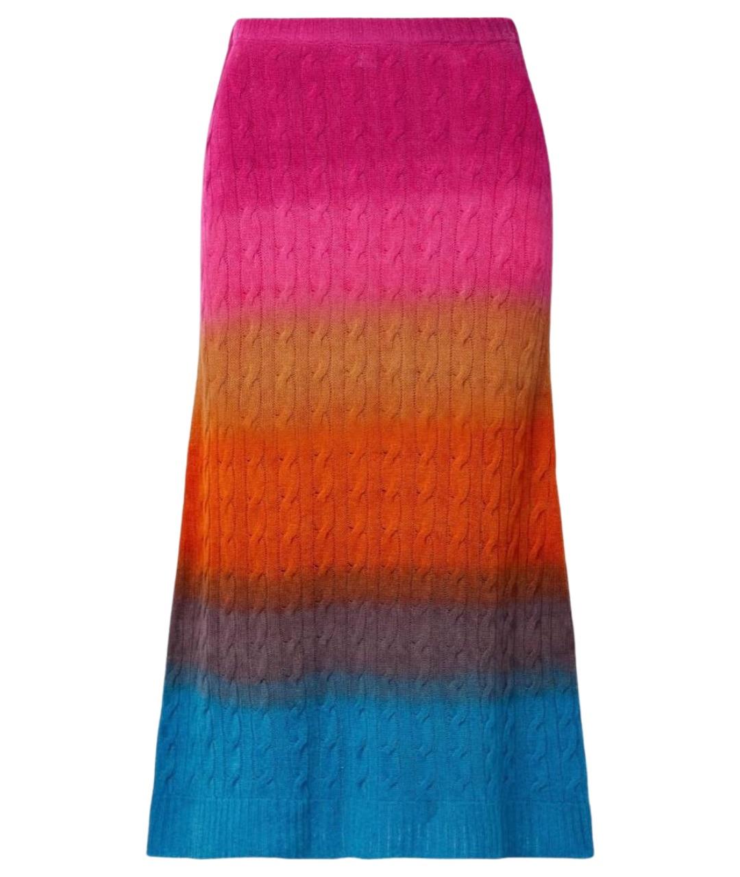ETRO Мульти шерстяная юбка миди, фото 1
