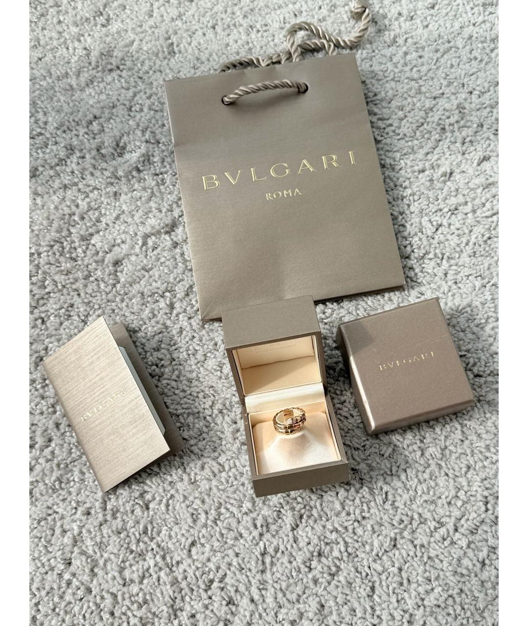 BVLGARI Золотое кольцо из розового золота, фото 3