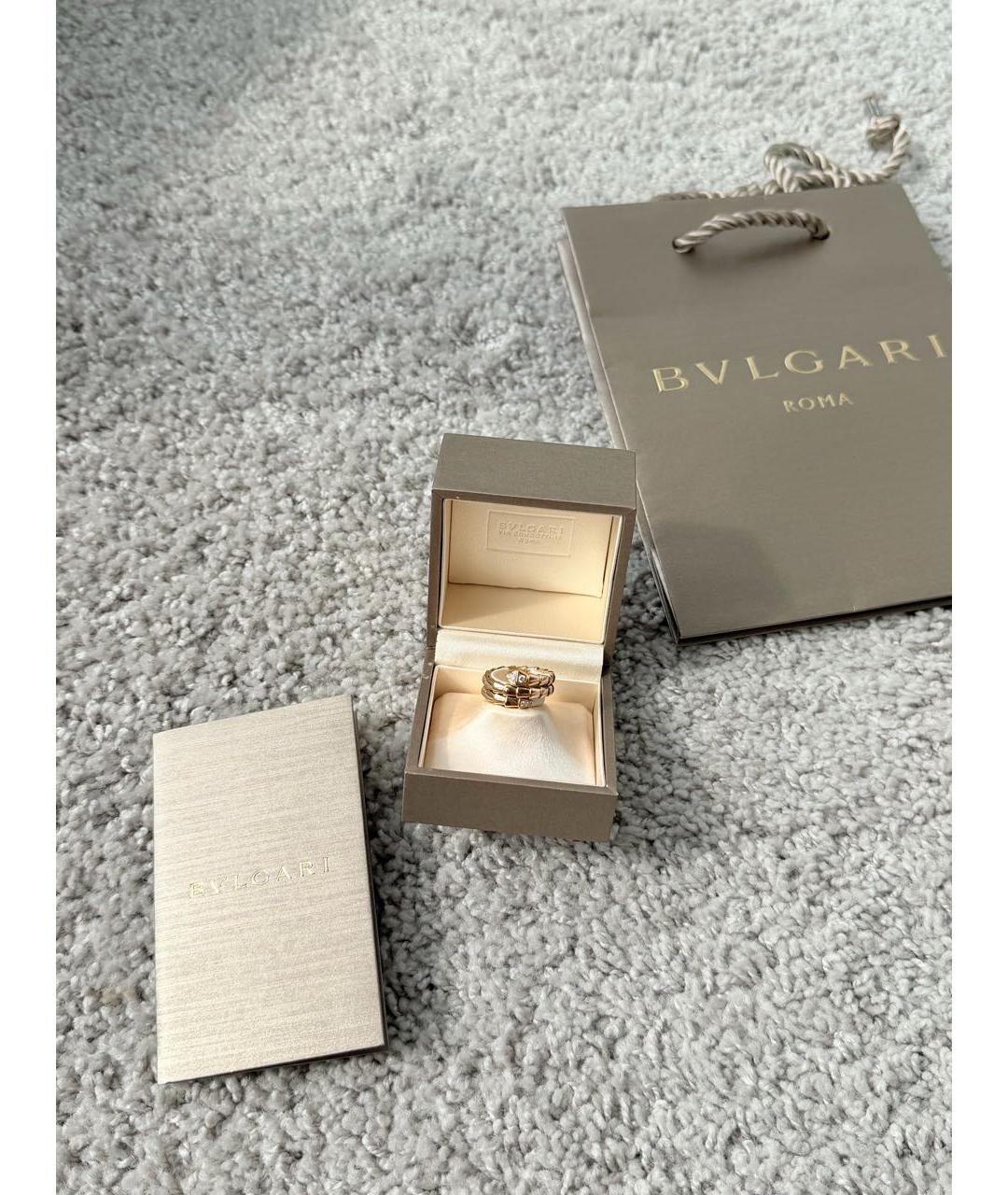 BVLGARI Золотое кольцо из розового золота, фото 5