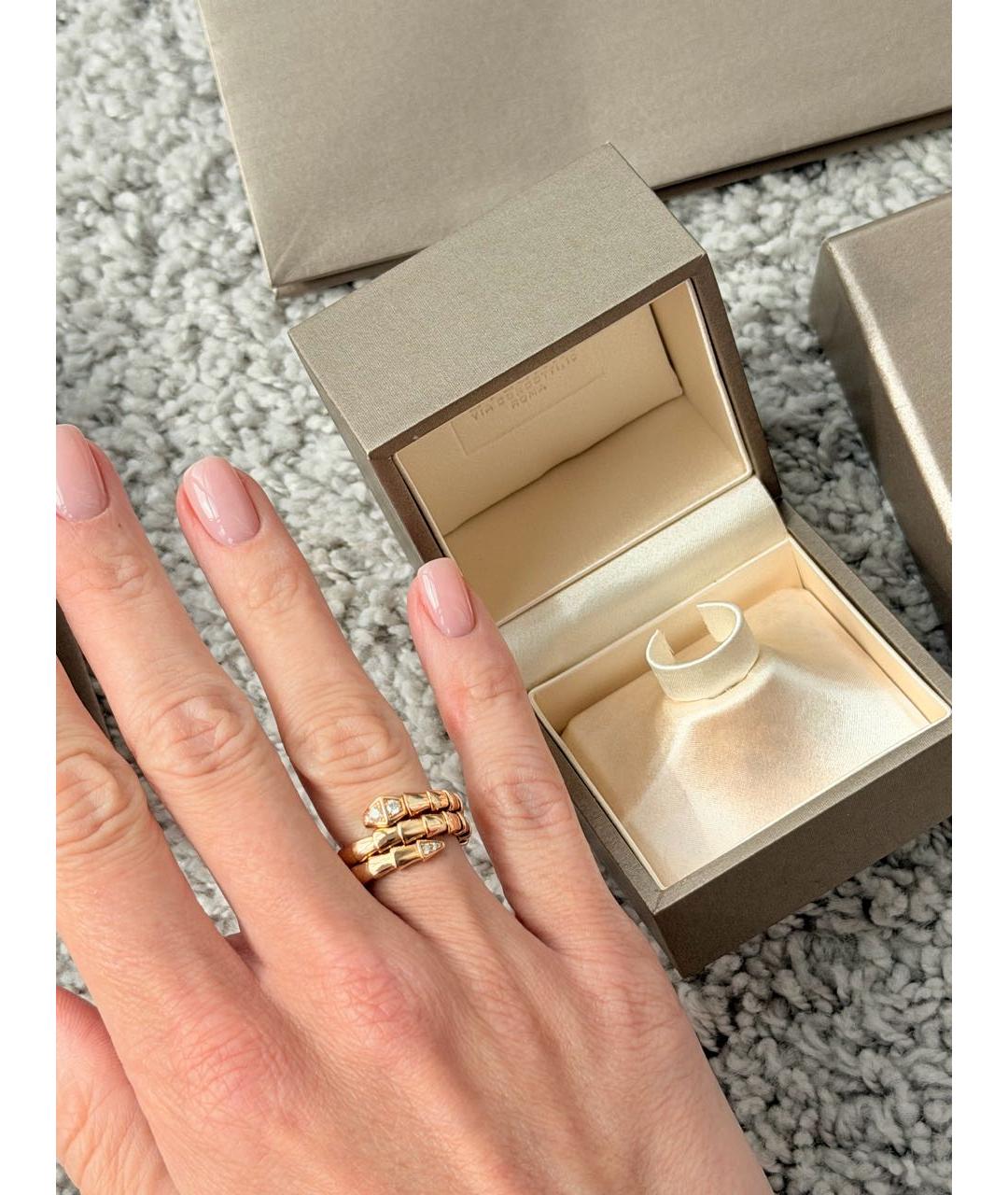 BVLGARI Золотое кольцо из розового золота, фото 8