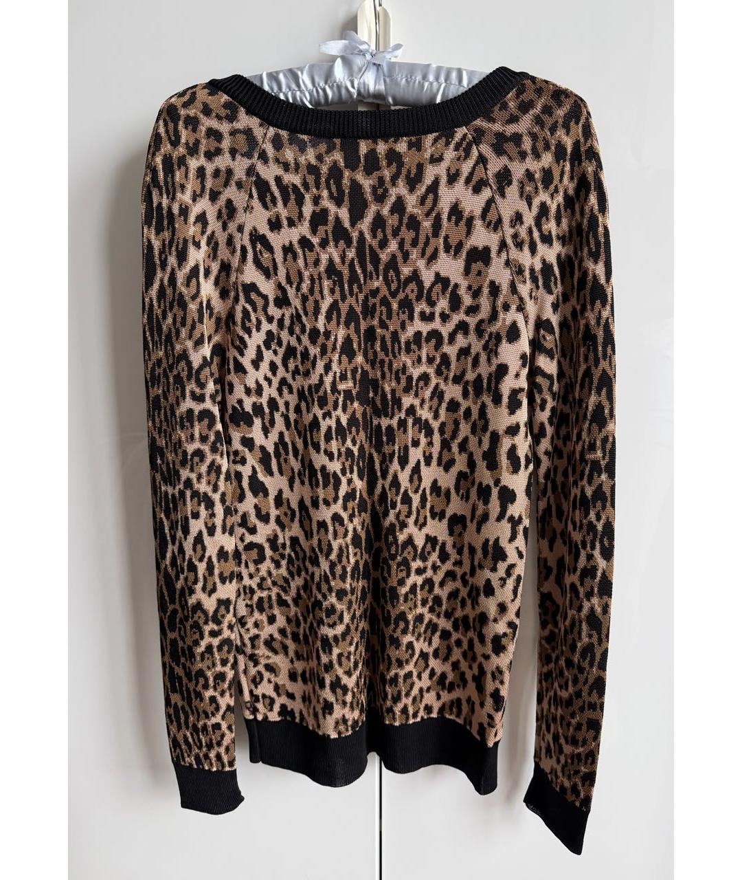 BALMAIN Коричневый шерстяной джемпер / свитер, фото 2