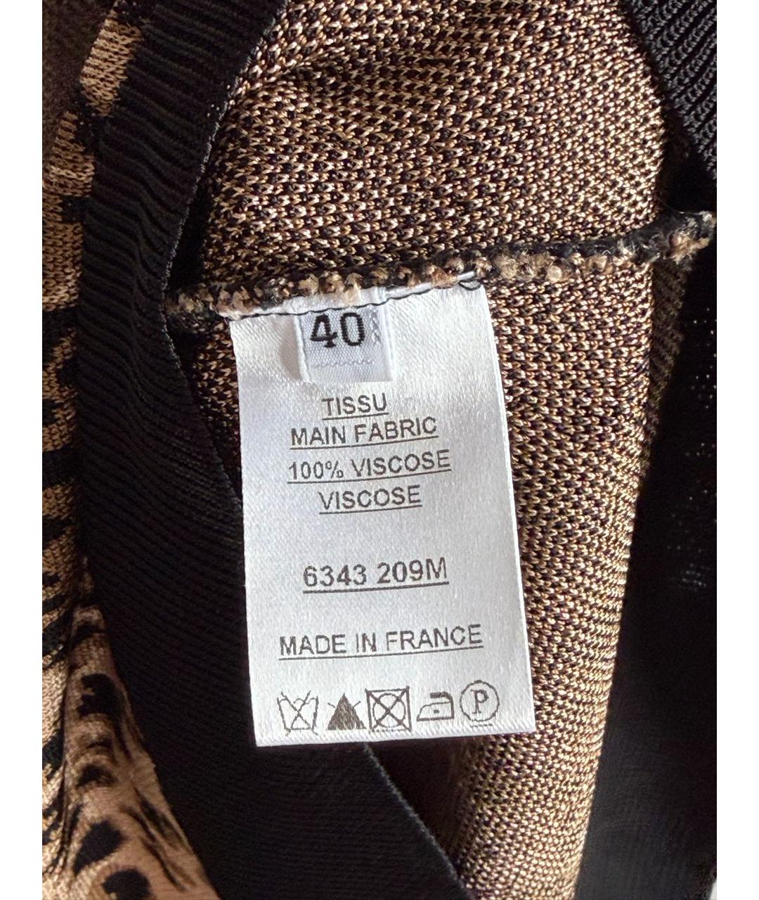 BALMAIN Коричневый шерстяной джемпер / свитер, фото 3