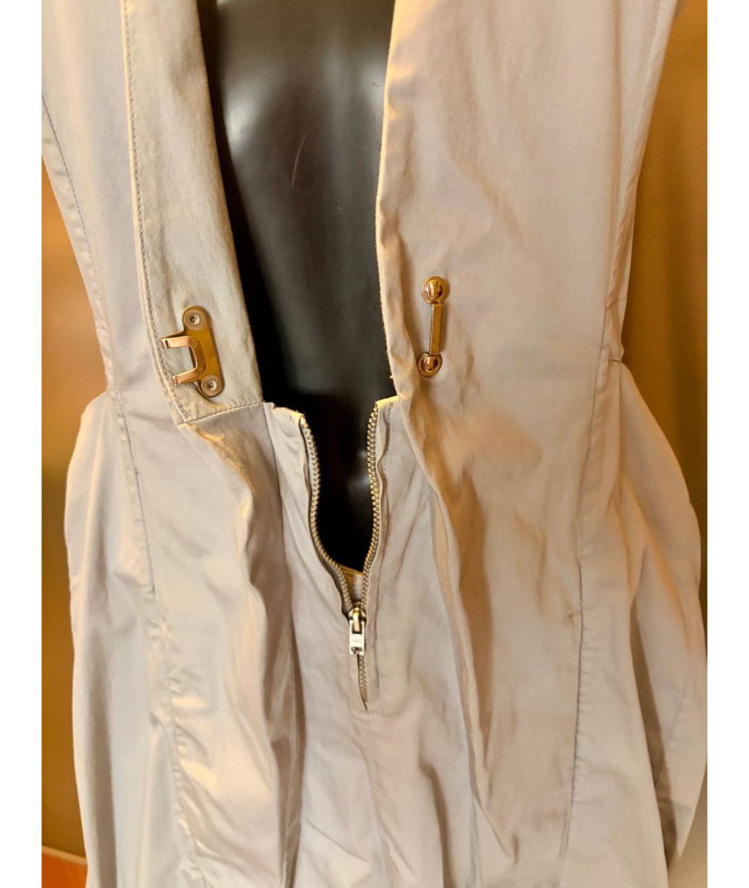 MM6 MAISON MARGIELA Серый хлопковый комбинезон, фото 4