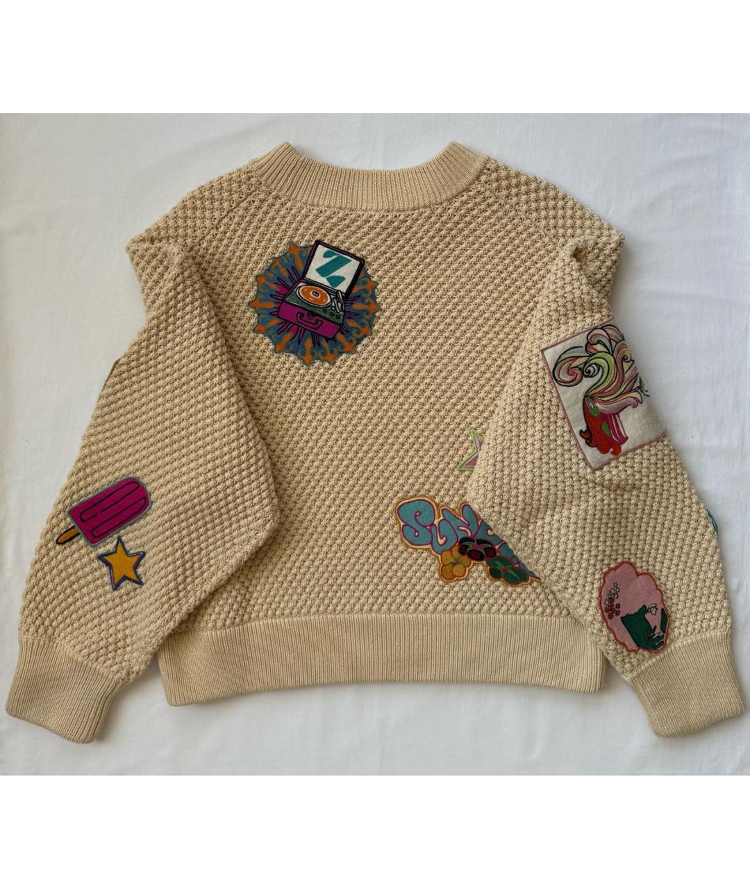ZIMMERMANN Бежевый хлопковый джемпер / свитер, фото 3