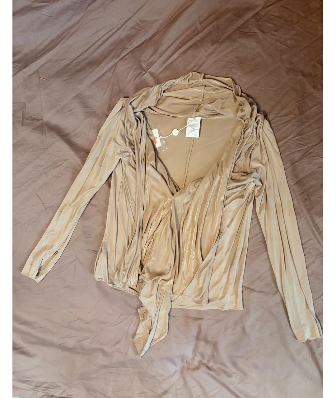 MAISON MARGIELA Бежевая блузы, фото 4