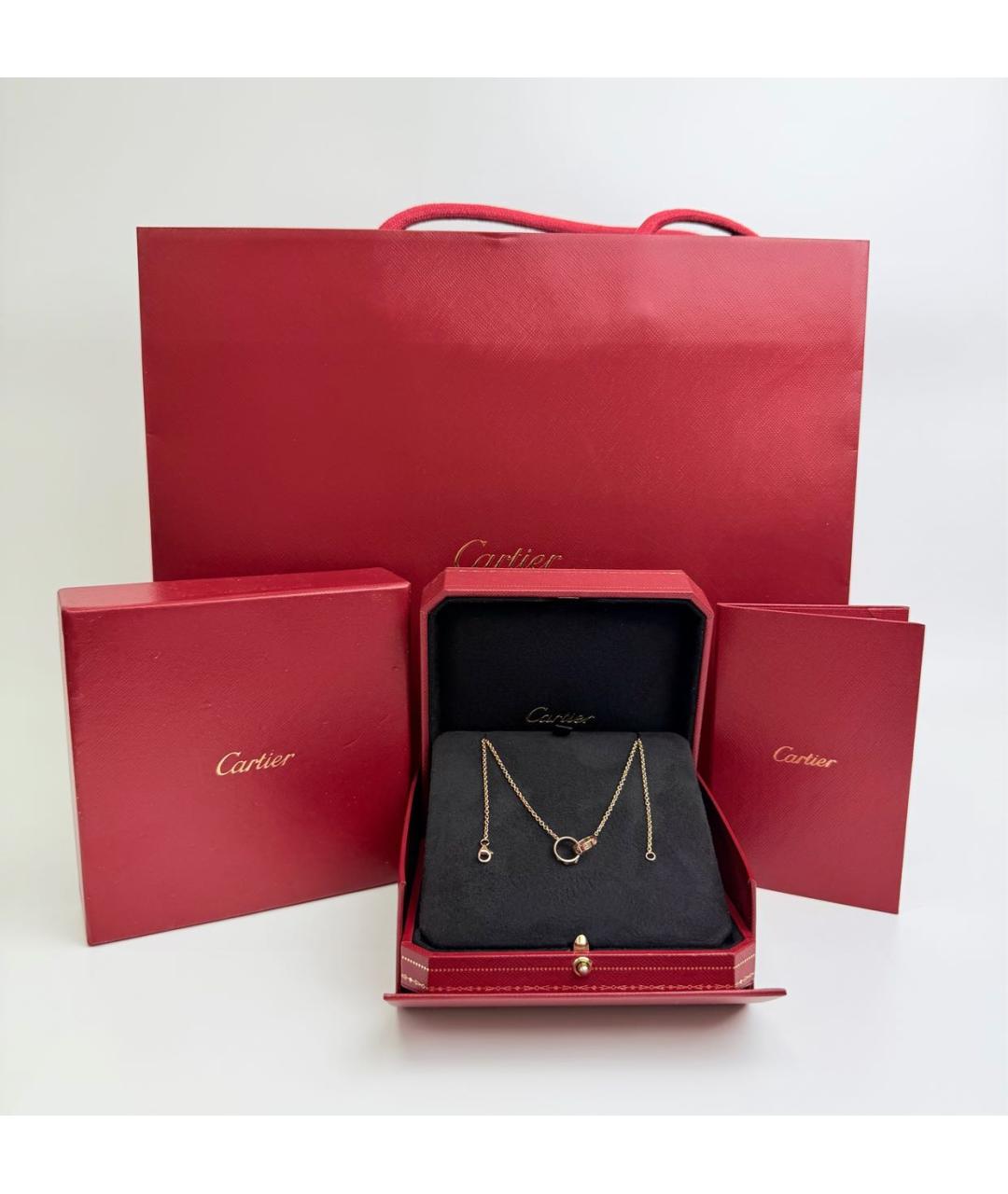 CARTIER Золотое колье из розового золота, фото 2