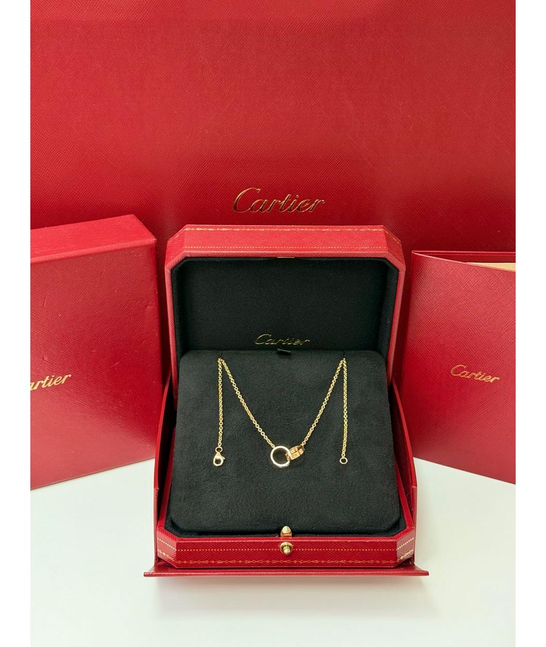 CARTIER Золотое колье из розового золота, фото 3