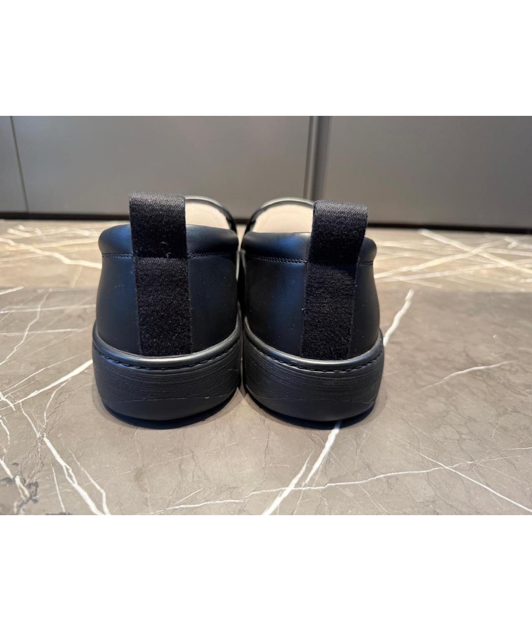 BOTTEGA VENETA Черные кожаные лоферы, фото 4