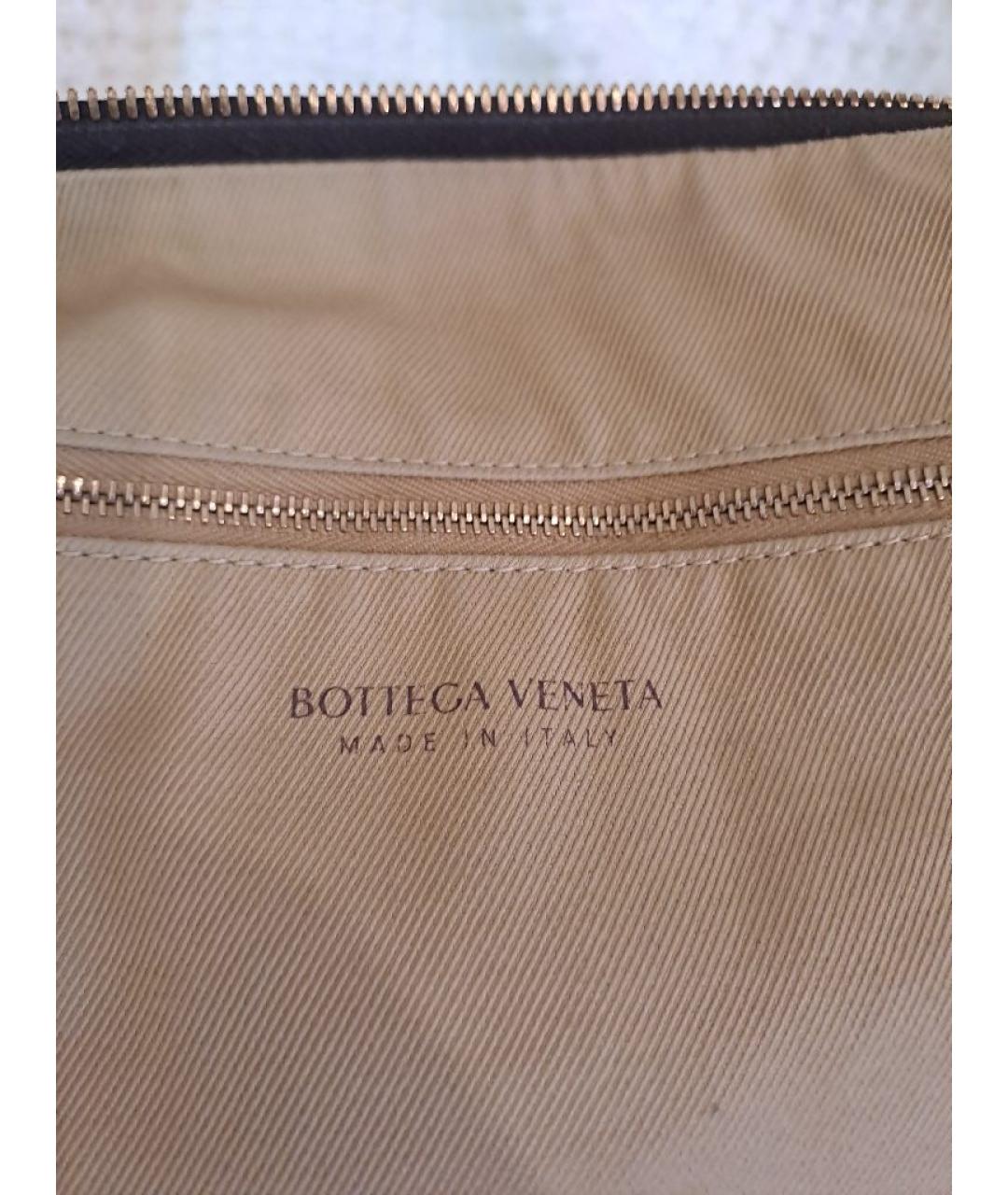 BOTTEGA VENETA Коричневая замшевая сумка через плечо, фото 3