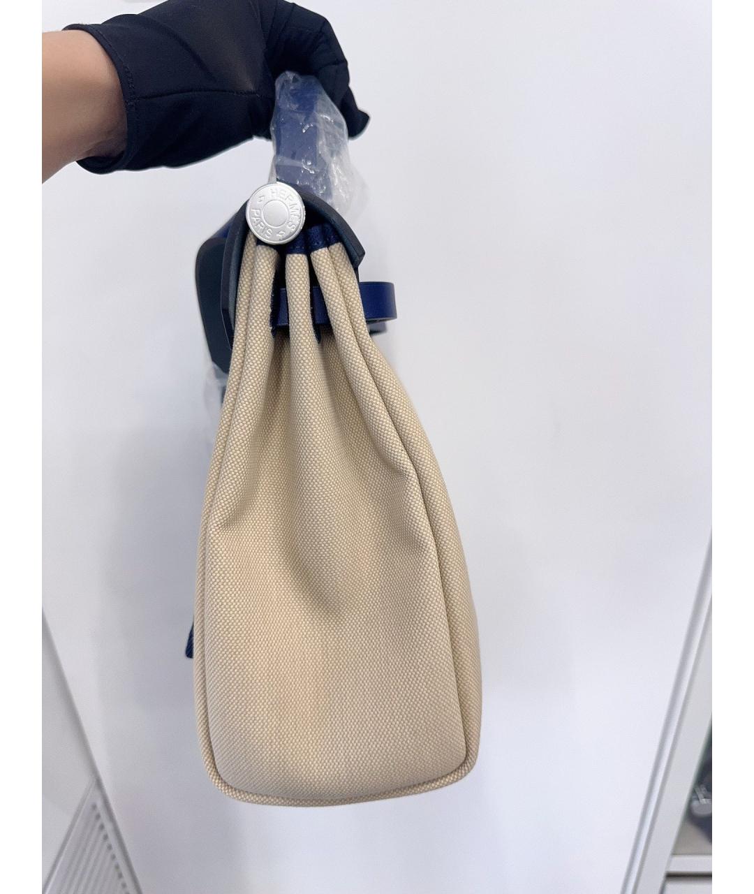 HERMES Тканевая сумка через плечо, фото 5