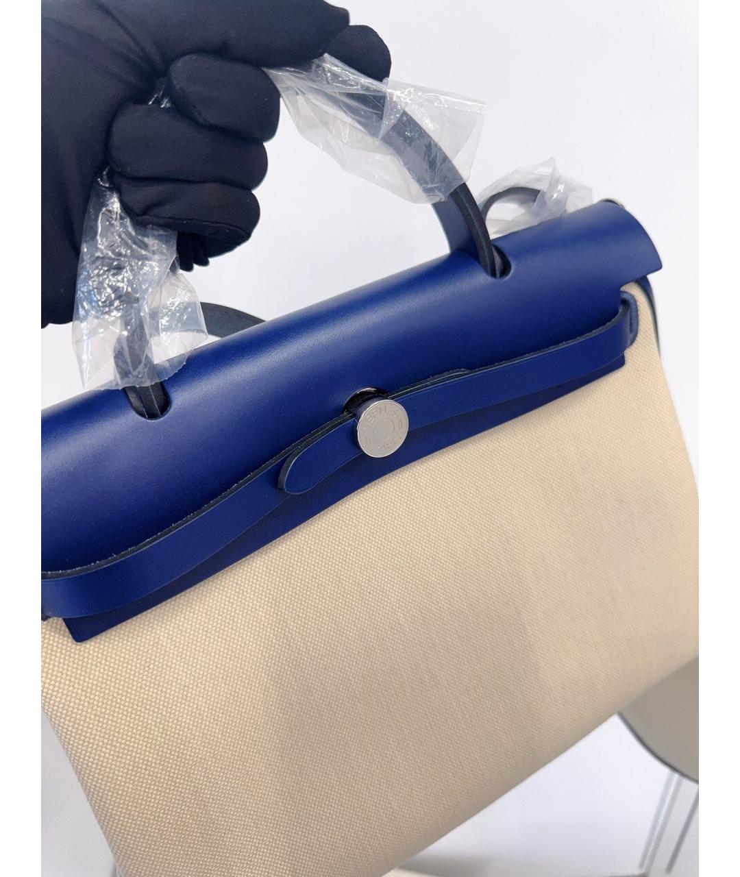 HERMES Тканевая сумка через плечо, фото 6