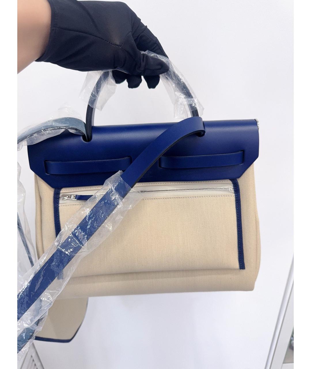 HERMES Тканевая сумка через плечо, фото 4