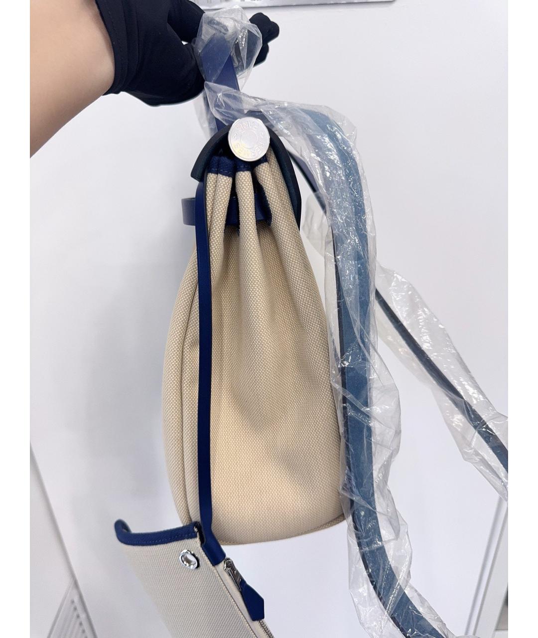 HERMES Тканевая сумка через плечо, фото 3