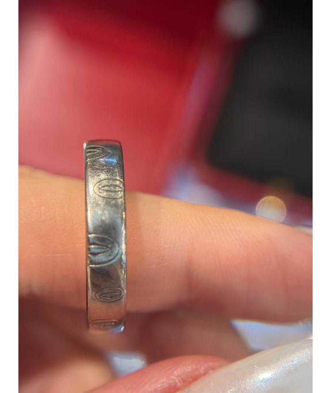 CARTIER Серебряное кольцо из белого золота, фото 5