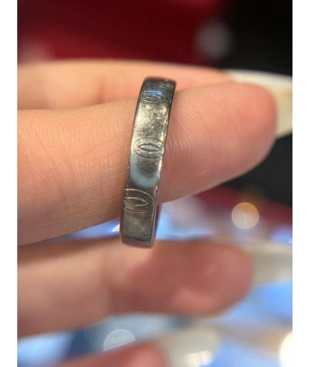 CARTIER Серебряное кольцо из белого золота, фото 4