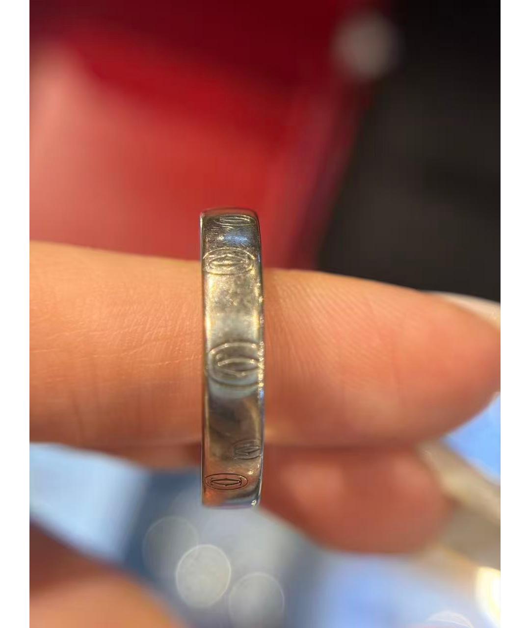 CARTIER Серебряное кольцо из белого золота, фото 3