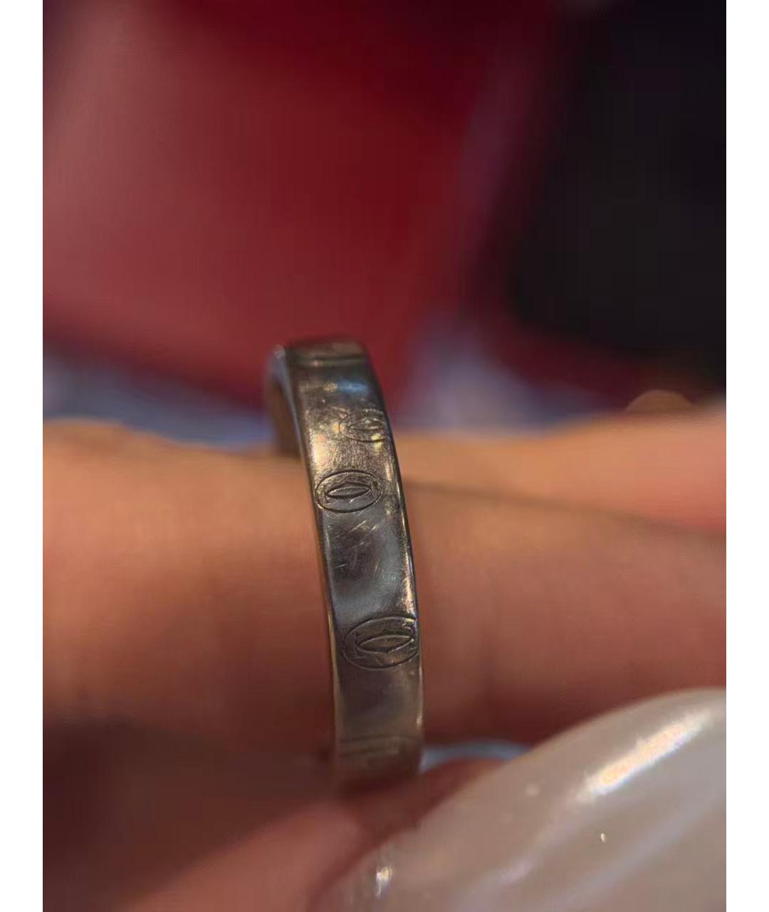 CARTIER Серебряное кольцо из белого золота, фото 2