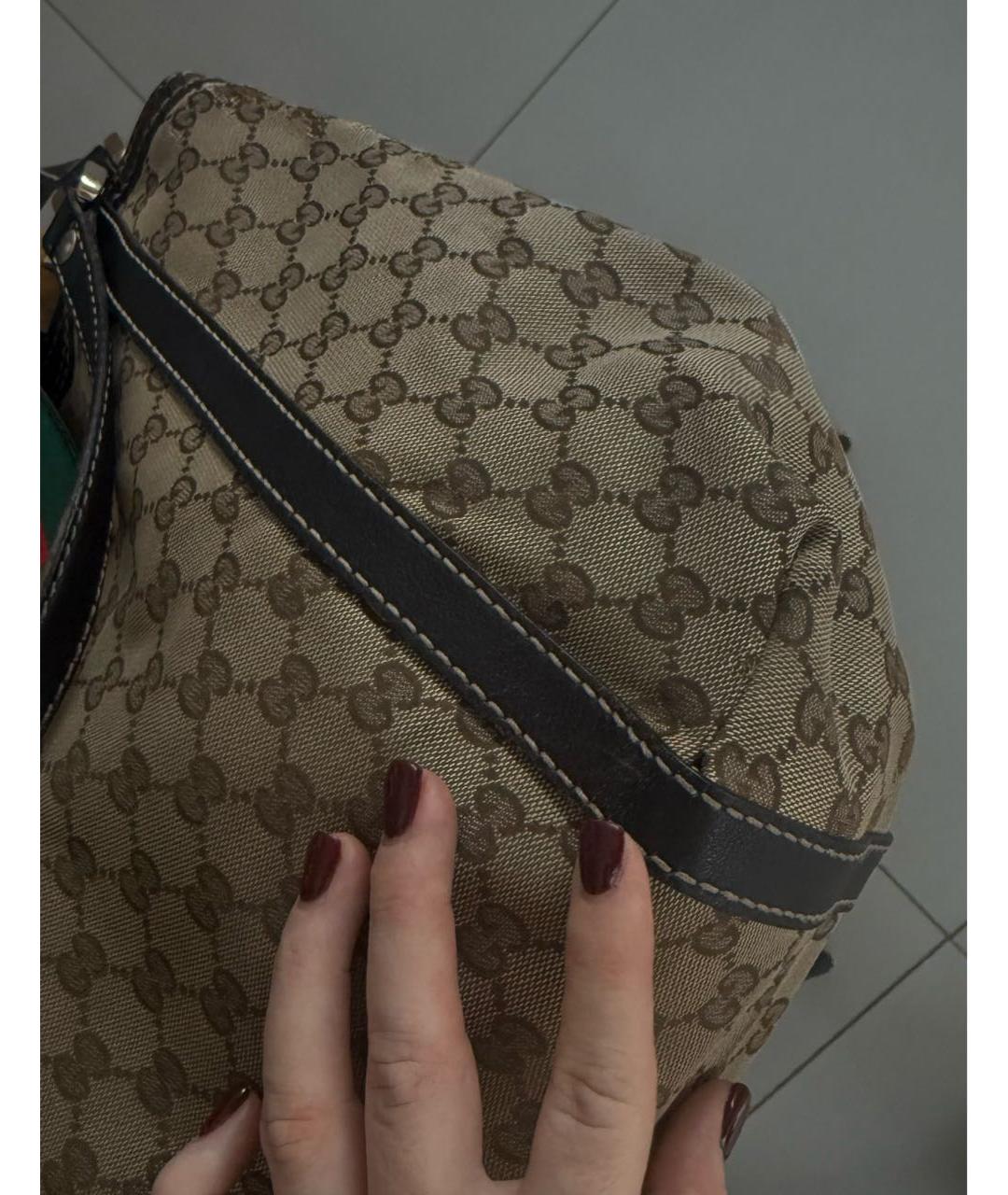 GUCCI Бежевая сумка тоут, фото 5