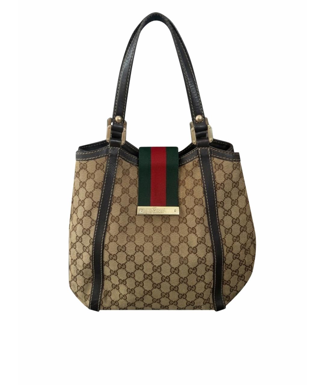 GUCCI Бежевая сумка тоут, фото 1