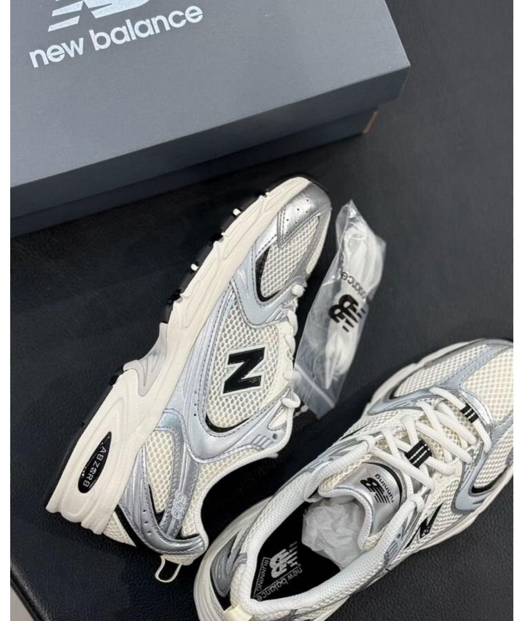 NEW BALANCE Серебряные низкие кроссовки / кеды, фото 6