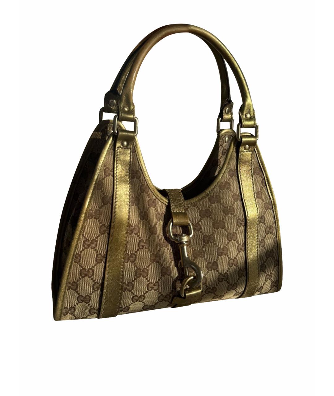 GUCCI Бежевая сумка с короткими ручками, фото 1