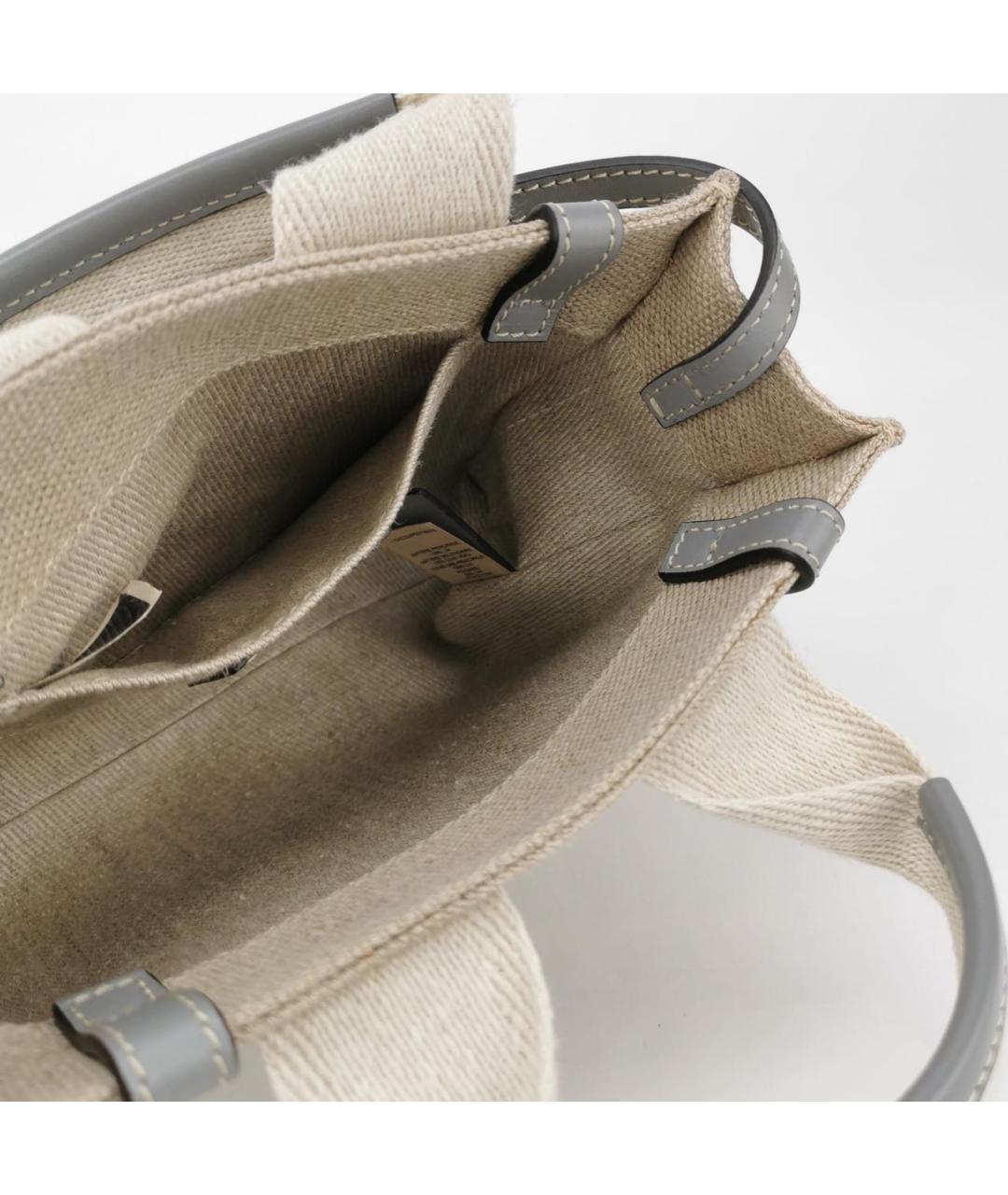 CHLOE Бежевая тканевая сумка тоут, фото 5