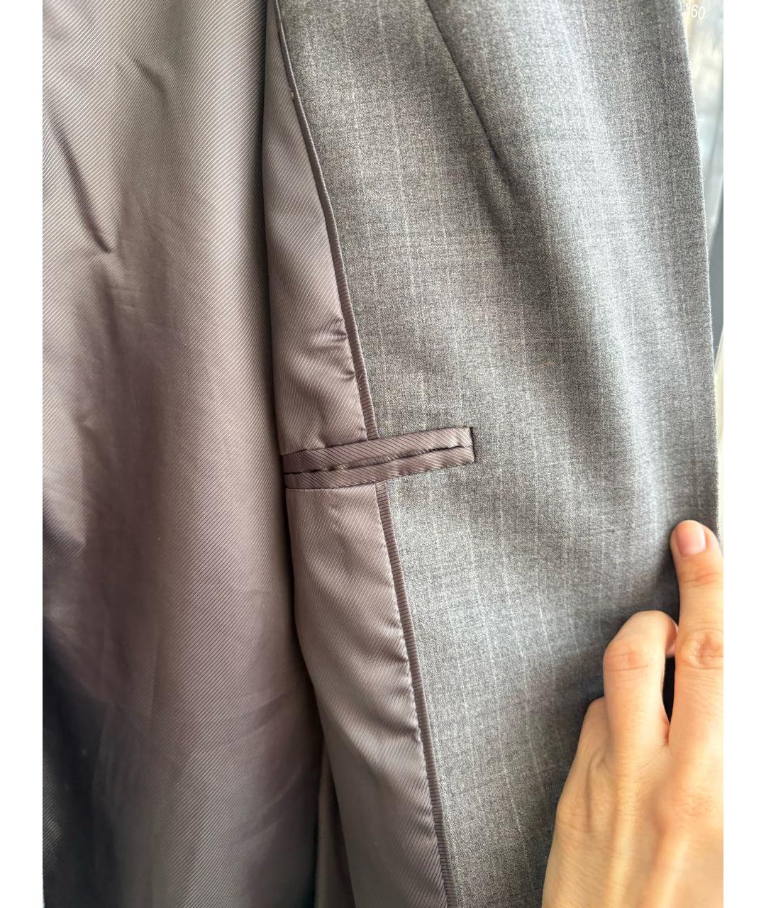 MICHAEL MICHAEL KORS Серый шерстяной жакет/пиджак, фото 7