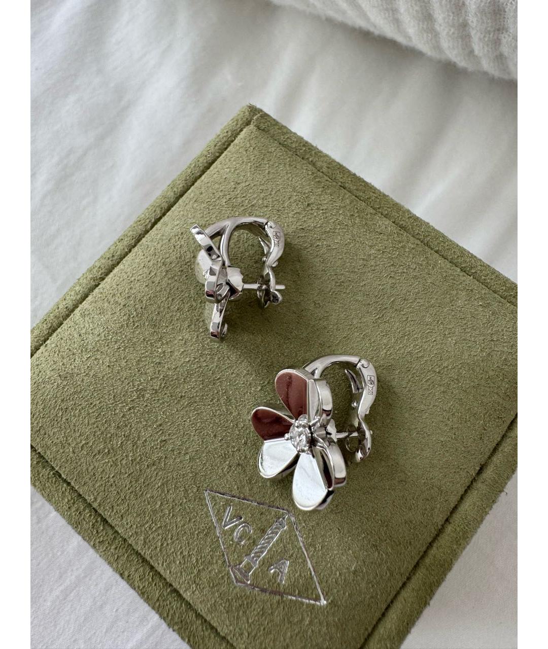 VAN CLEEF & ARPELS Серебряные серьги из белого золота, фото 3