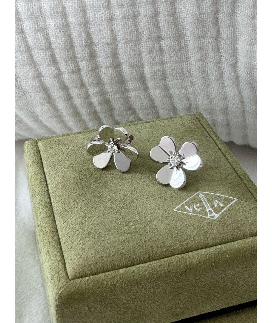 VAN CLEEF & ARPELS Серебряные серьги из белого золота, фото 4