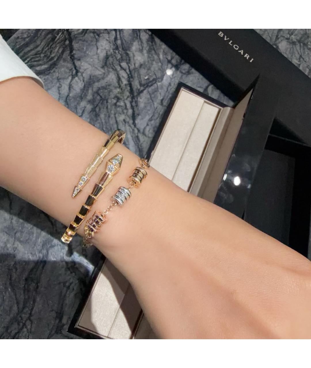 BVLGARI Золотой браслет из желтого золота, фото 3