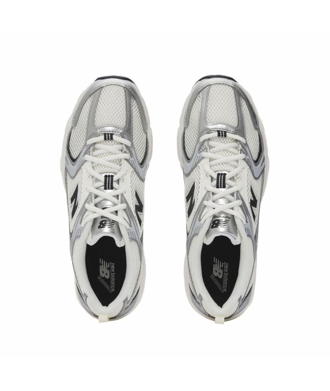 NEW BALANCE Серебряные кроссовки, фото 3