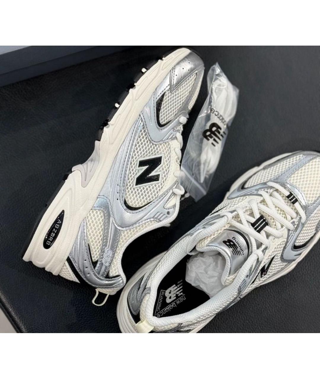 NEW BALANCE Серебряные кроссовки, фото 5