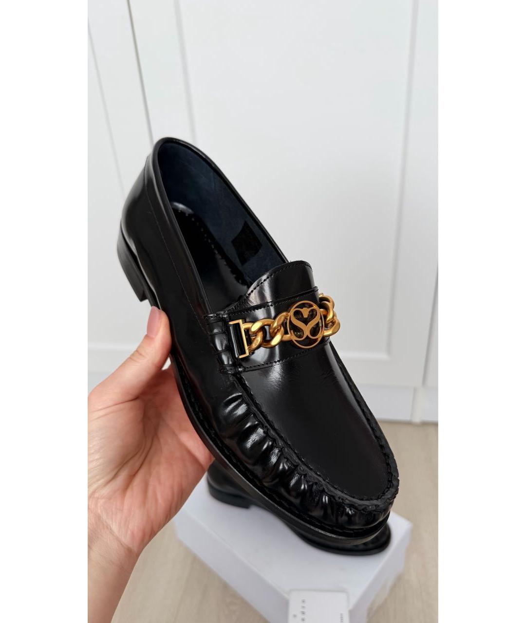 SANDRO Черные кожаные лоферы, фото 9