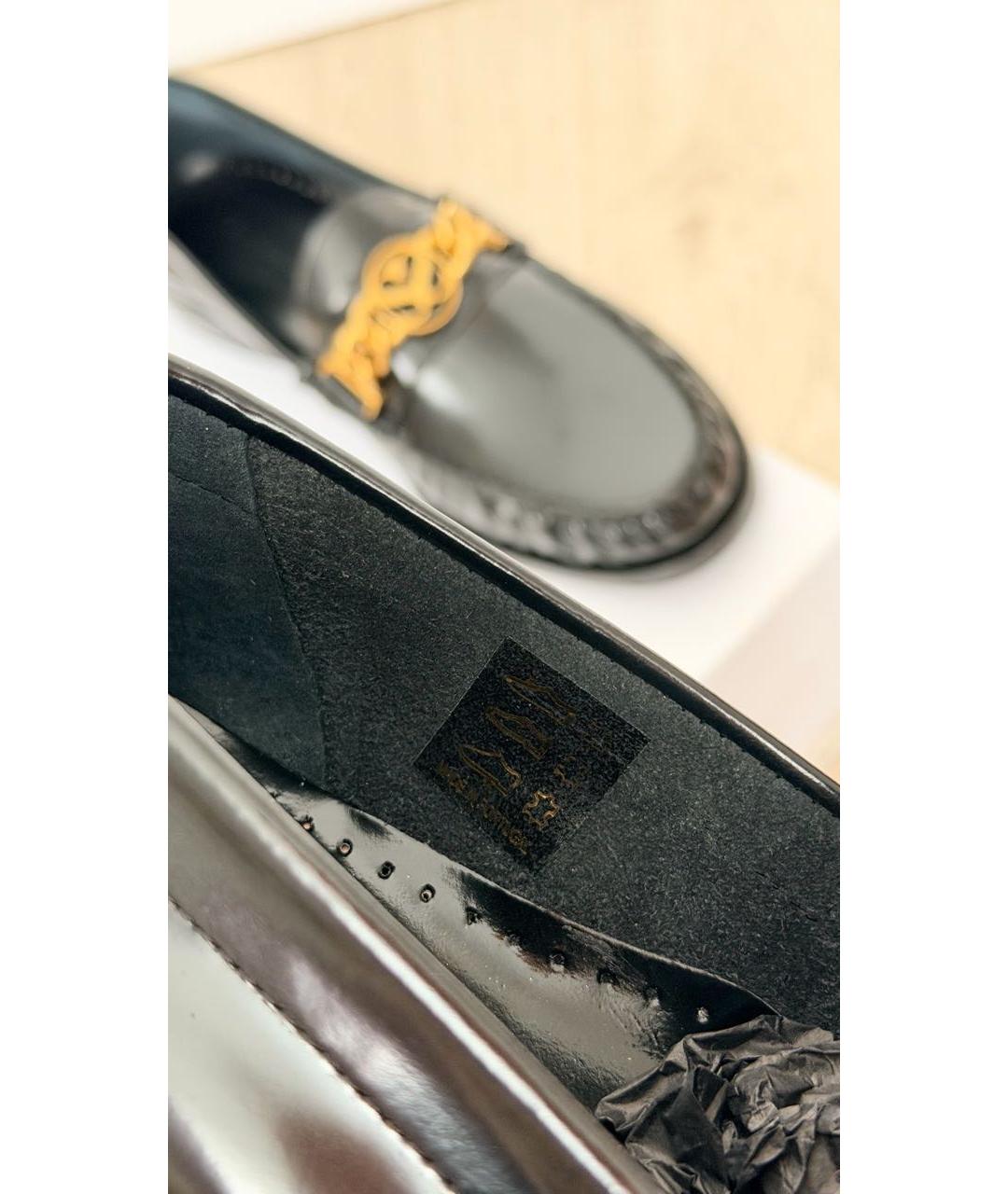 SANDRO Черные кожаные лоферы, фото 8