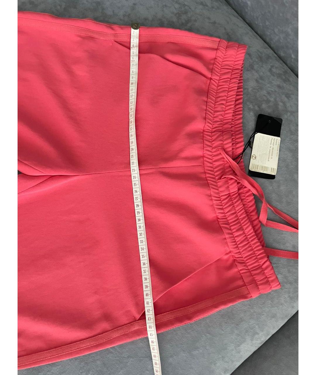 SONIA RYKIEL Коралловые полиэстеровые брюки широкие, фото 8