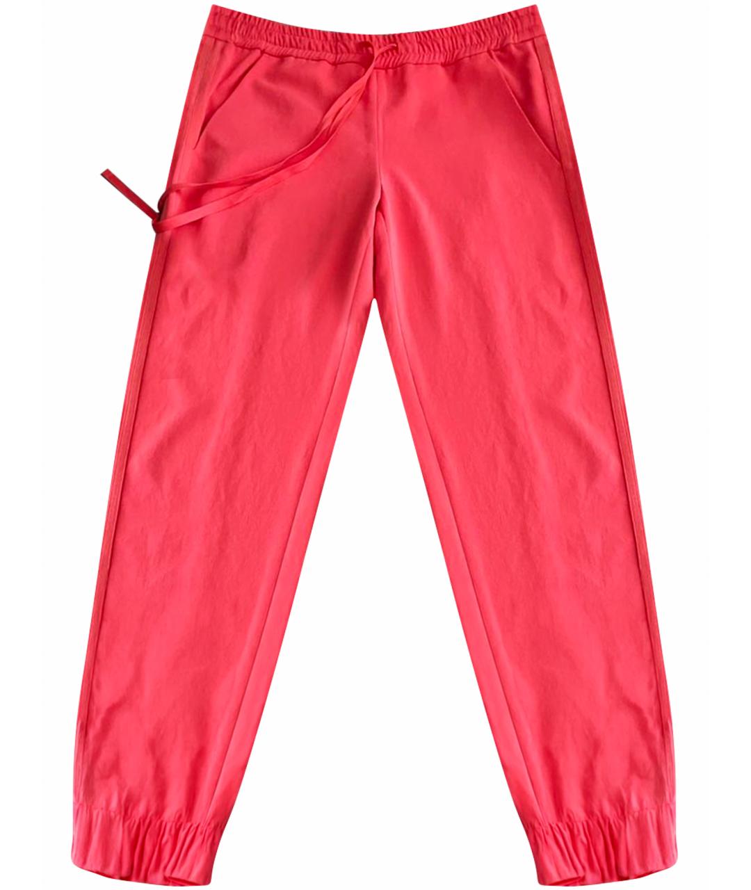 SONIA RYKIEL Коралловые полиэстеровые брюки широкие, фото 1