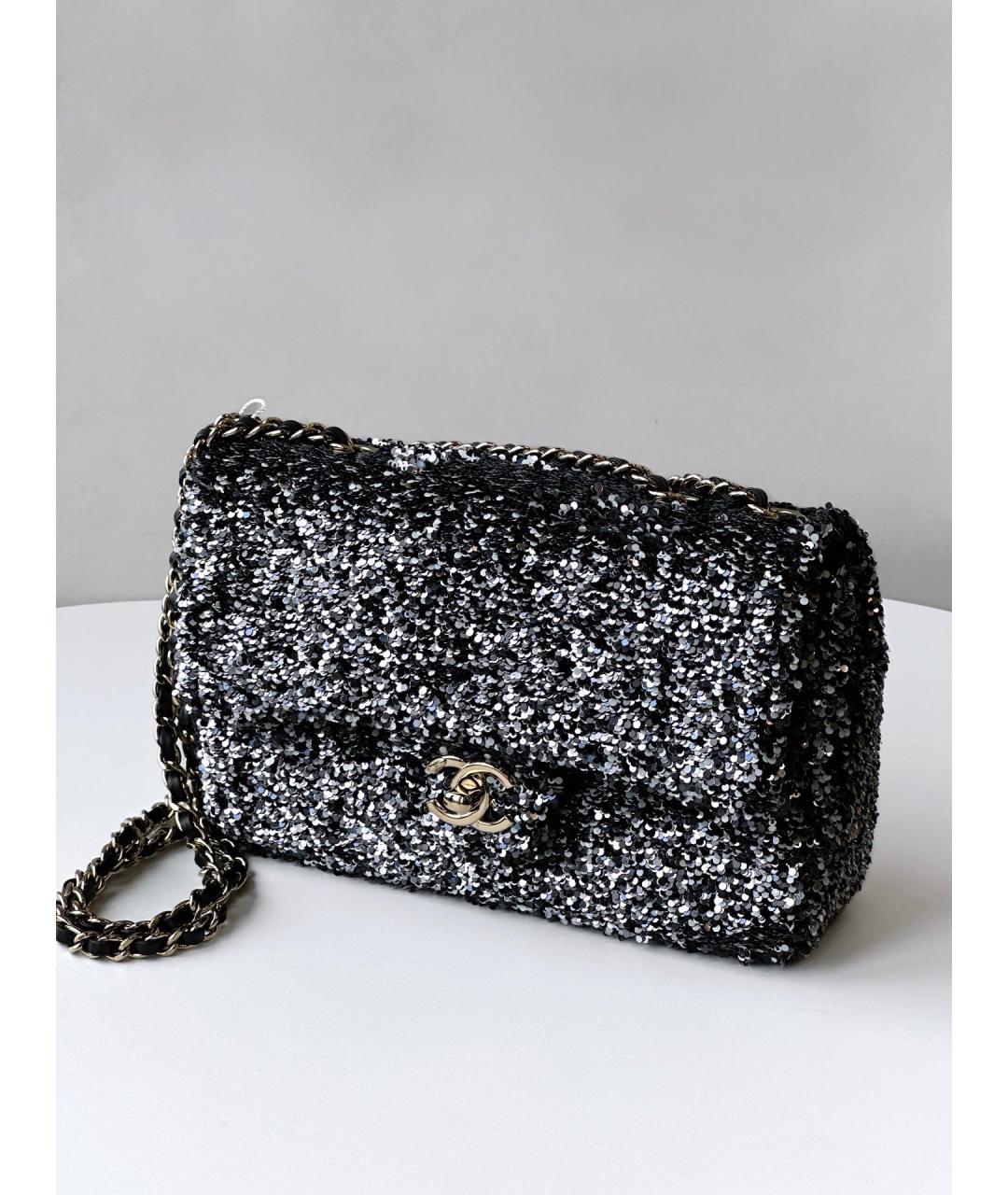 CHANEL Черная сумка через плечо, фото 3