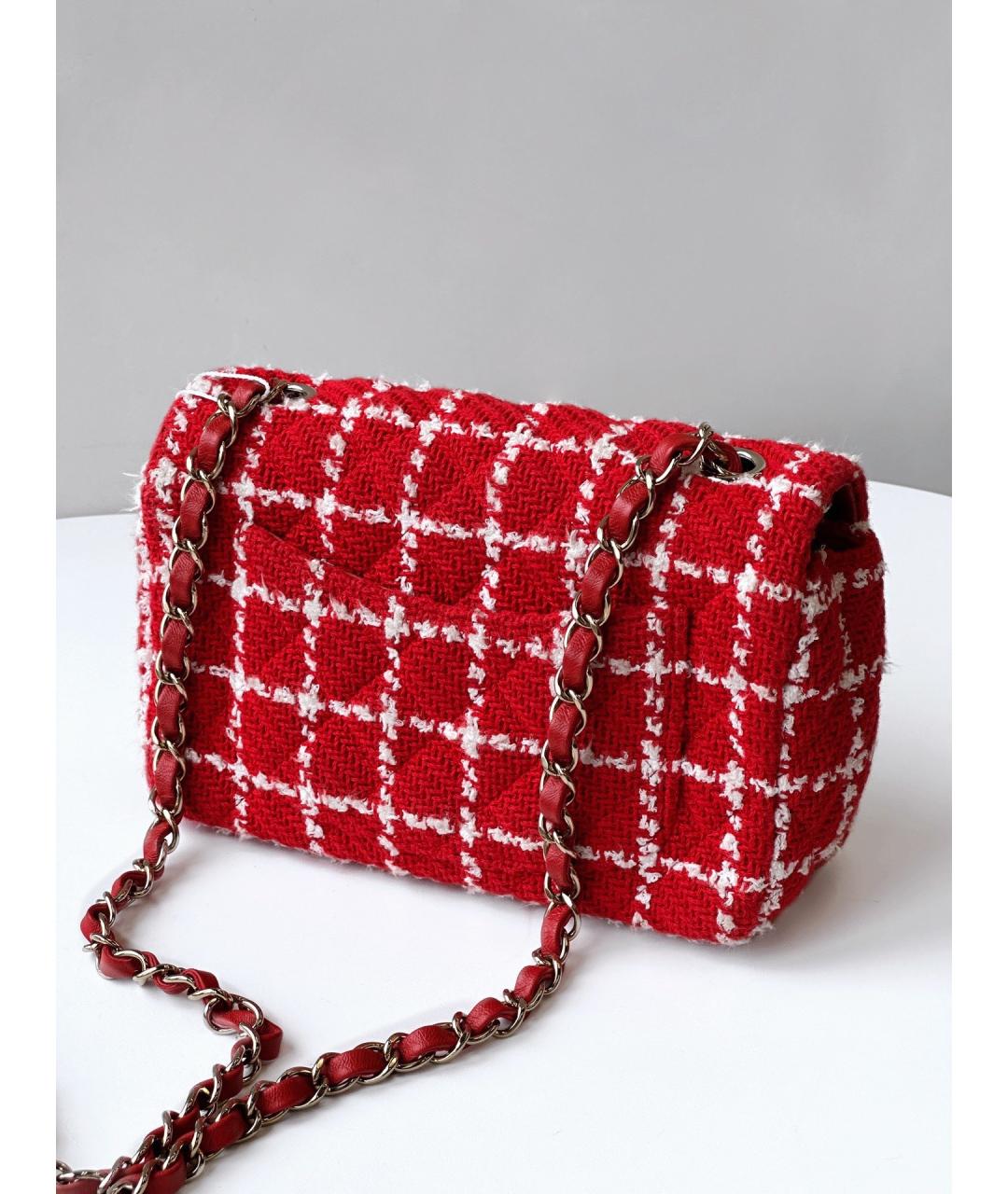 CHANEL Красная сумка через плечо, фото 2