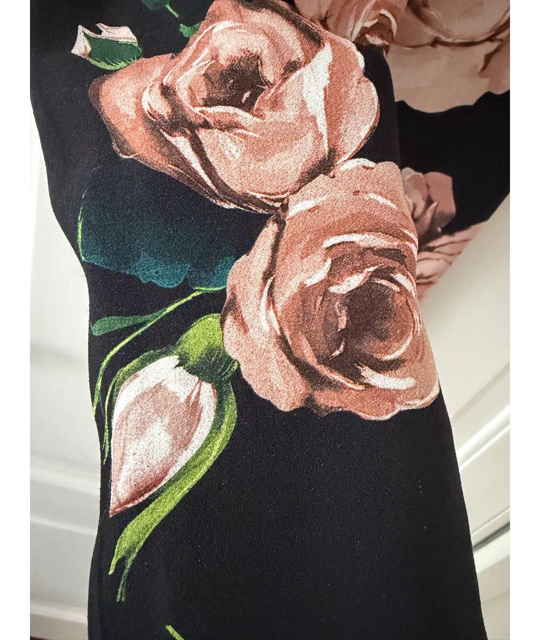 DOLCE&GABBANA Черные вискозные брюки узкие, фото 4