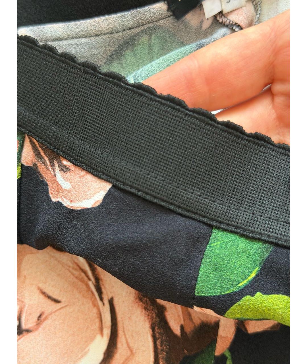 DOLCE&GABBANA Черные вискозные брюки узкие, фото 3