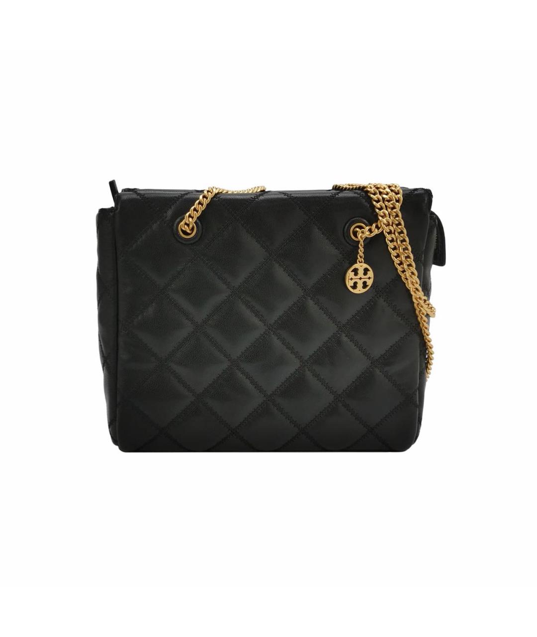 TORY BURCH Черная кожаная сумка через плечо, фото 7