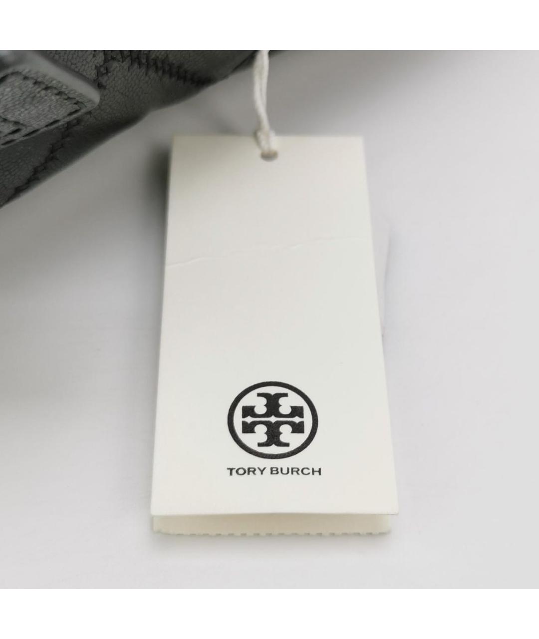 TORY BURCH Черная кожаная сумка через плечо, фото 6