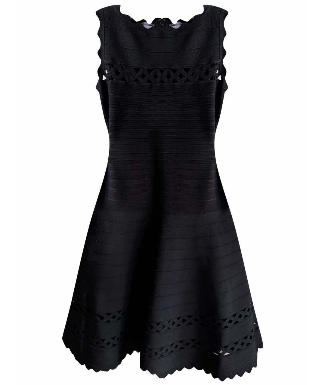 HERVE LEGER Черное коктейльное платье, фото 1