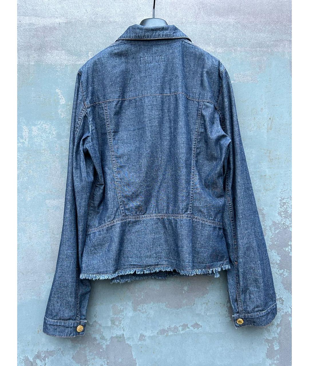 SONIA RYKIEL Синяя хлопковая рубашка, фото 8