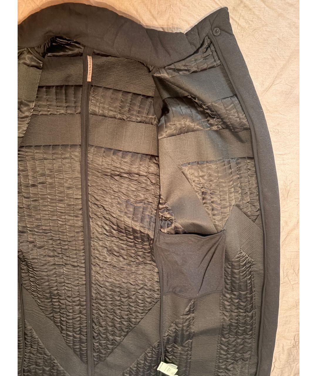 RICK OWENS Черное шерстяное пальто, фото 5