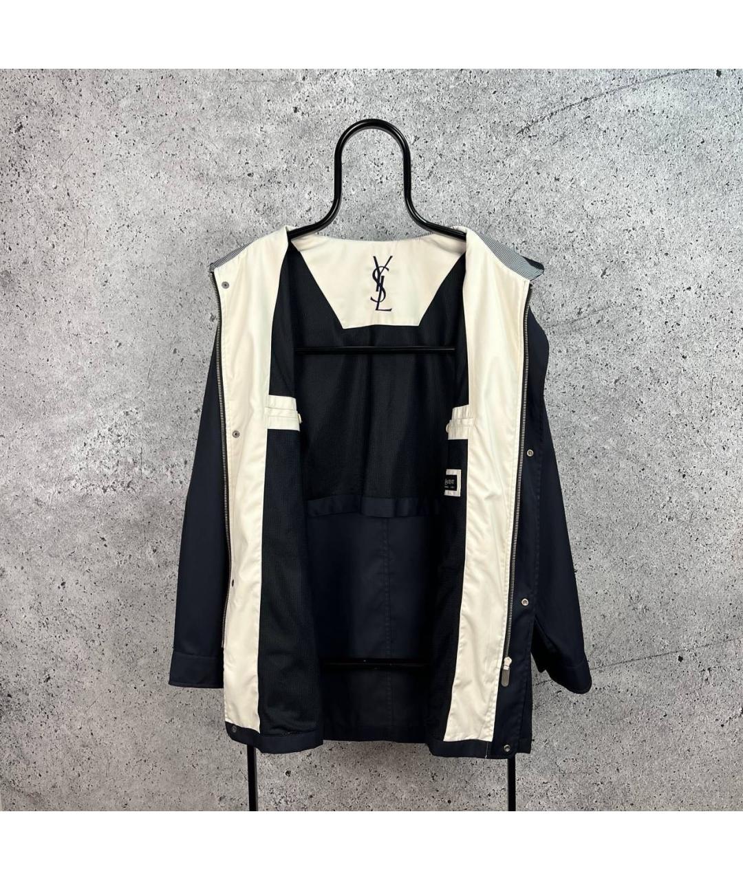 SAINT LAURENT Темно-синяя куртка, фото 6