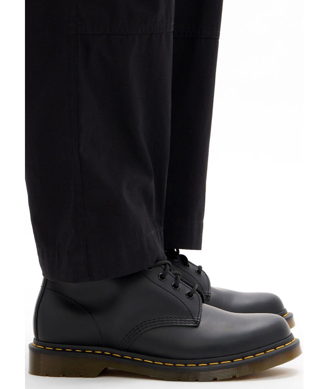 DR. MARTENS Черные кожаные высокие ботинки, фото 6