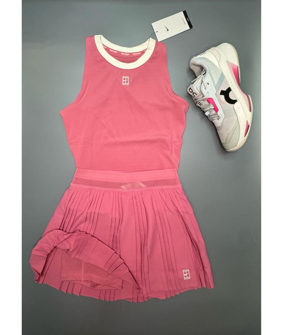 NIKE Розовый полиэстеровый спортивные костюмы, фото 4